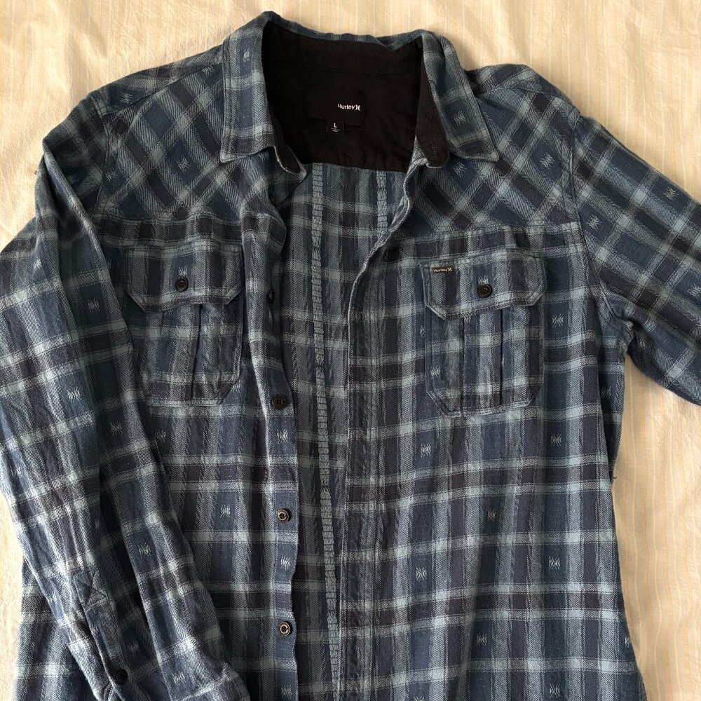 vintage/retro/y2k Hurley flannel (L)